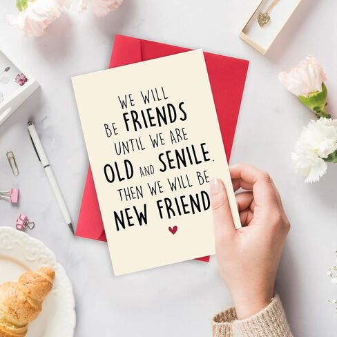 بطاقة عيد ميلاد أفضل صديق سعيد للنساء، بطاقة الصداقة، هدايا عيد ميلاد BFF لـ Bestie in Kuwait