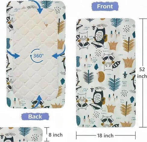 2 Pack Crib Sheets for Boys, Girls - Fitted Crib Sheet, Baby Crib Sheets Neutral, Crib Mattress Cover 52"x28"- Organic Cotton Toddler Bed Sheet Fitted for Standard Crib Mattress (Animal) in Saudi Arabia