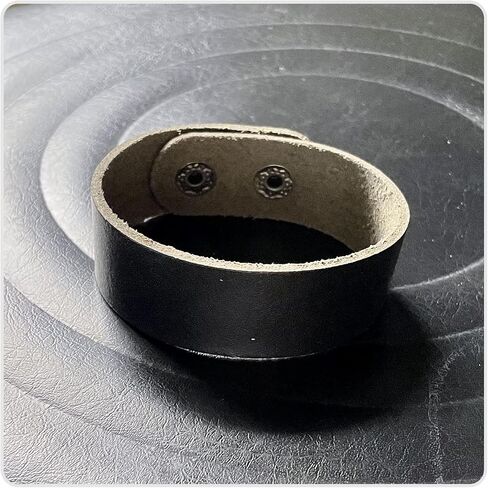 Hip Hop Jewelry Snap Wristband Leather Cuff Bracelet in Saudi Arabia