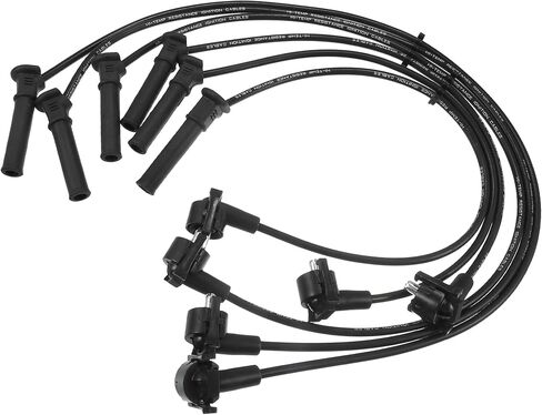ACROPIX Car Spark Plug Coil Wires Ignition Coil Harness Cable 6.7mm Fit for Ford for Mustang 2005-2010 6 Cyl 4.0L SOHC EFI No.5U2Z12259BA - Pack of 6 in Saudi Arabia