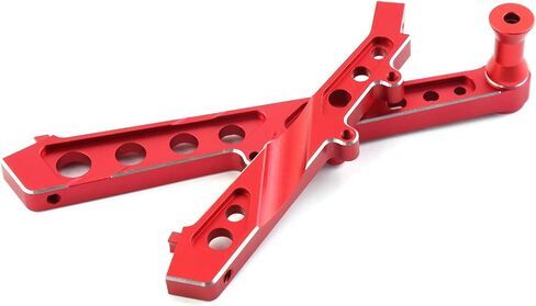Aluminum Front Rear Chassis Brace Upgrades Part for ARRMA 1/7 Infraction 6S,Limitless All-Road, Felony 6S BLX #ARA320511 (red) in Saudi Arabia