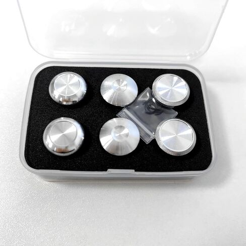 Hzxkqmil Metal Thumbsticks for PS5 Edge Controller, Replacement Custom Joystick Analog Stick Thumb Grips Accessories for PS5 Edge Controller (Black) in Kuwait