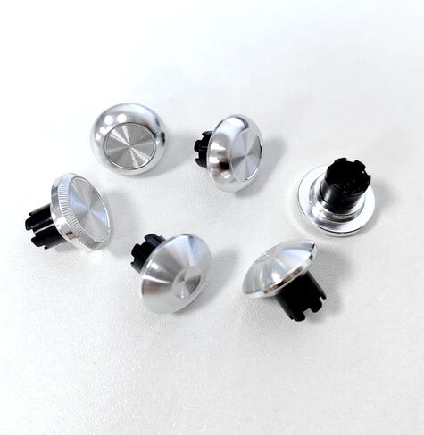 Hzxkqmil Metal Thumbsticks for PS5 Edge Controller, Replacement Custom Joystick Analog Stick Thumb Grips Accessories for PS5 Edge Controller (Black) in Kuwait