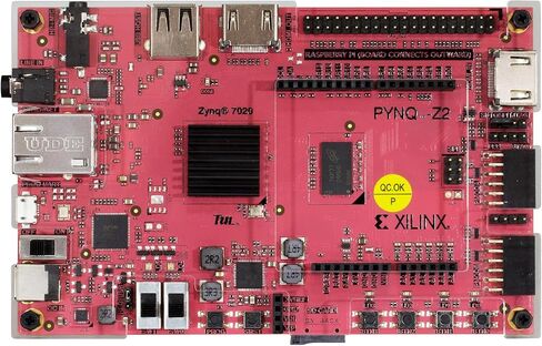 Sparkle FPGA PYNQ-Z2 Advanced Kit, Sparkle Exclusive, Xilinx SoC, ARM Cortex-A9, Python Ready, Travel Zipper case and Acrylic Protection, Accessories/Cable Included in Saudi Arabia