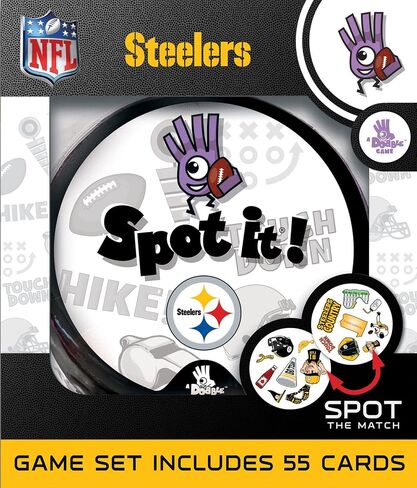 MasterPieces NFL Spot It! Pittsburgh Steelers Edition, Multi, One Size (41754), 84 months to 1200 months in Saudi Arabia