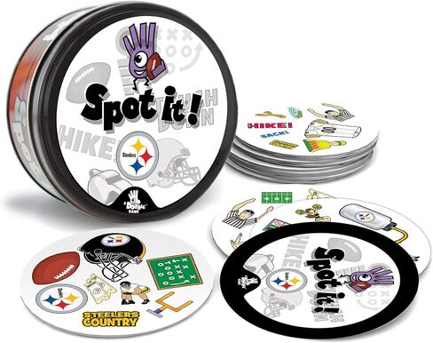 MasterPieces NFL Spot It! Pittsburgh Steelers Edition, Multi, One Size (41754), 84 months to 1200 months in Saudi Arabia