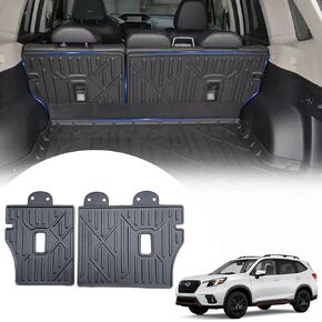 Subaru Outback Accessories Rear Seat Back Cover Backrest Protector for Subaru Outback 2015-2020 with Hook&Loop All Weather Split Dog Liner Pet Mat Cargo Trunk Liner 2 PCS