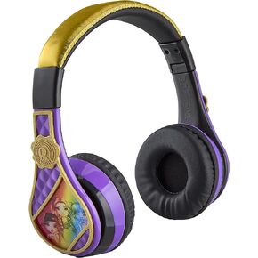 eKids Rainbow High Kids Bluetooth Headphones, Wireless Headphones with Microphone includes Aux Cord, Volume Reduced Kids Foldable Headphones for School, Home, or Travel
