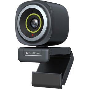 4K Webcam for PC, HD 1080P 60FPS Streaming Webcam, Web Camera for Desktop Computer with Mic, Adjustable FOV, Screen Rotation, Software Control, for Webex/Google Meet/Zoom/Skype (V08FF)