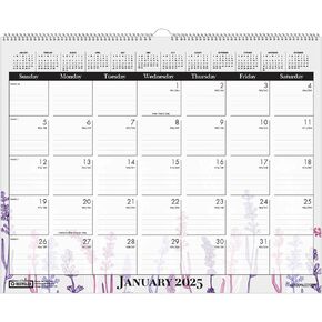 House of Doolittle 2025 Monthly Wall Calendar, Wildflower, 12 x 16.5 Inches, January - December (HOD3462-25)
