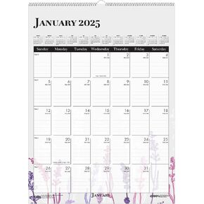 House of Doolittle 2025 Monthly Wall Calendar, Wildflower, 12 x 16.5 Inches, January - December (HOD3462-25)