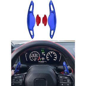 2pcs Aluminum Steering Wheel Paddle Shifter Extended Shifter for Honda Civic 2022 2023 2024,for Honda Accord 2023 2024,for CRV 2023 2024,for Pilot 2023 2024 (Black)