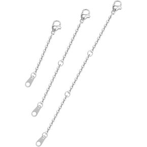 موسع قلادة من الذهب الوردي، JIACHARMED 3 قطع قابلة للتعديل من الذهب الوردي موسعات القلادة للسوار، مجوهرات خلخال سلسلة تمديد سلسلة من الذهب الوردي للقلادة، 2 4 6 بوصة in Kuwait