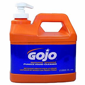Gojo Hand Cleaner With Pumice Orange Formula 1/2 Gal. Plastic Bottle
