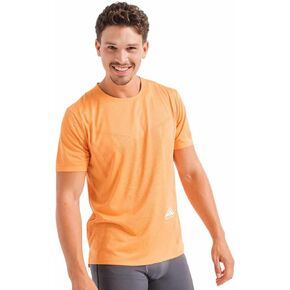 Nike Men's Dri-Fit Running Trail Rise 365 T-Shirt L Orange