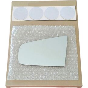 Mirror Glass Replacement + Adhesive Pads for 1994-1999 Cadillac DeVille Driver Side - Fits Self Dimming Mirror Option (1994 1995 1996 1997 1998 1999 94 95 96 97 98 99)