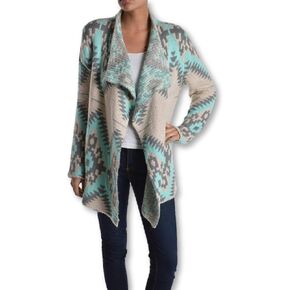 Women's Open Front Long Sleeve Warm Knit Chunky Winter Outwear Cardigan Sweater