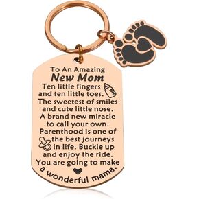 Mothers Day Gifts for New Mom Keychains for Mom to be First Time Mom Gifts New Mom Gifts for Women Pregnancy Announcement Gifts for Women Mom to Be Gifts for Girlfriend Wife from Boyfriend Husband
