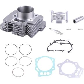 Mallofusa Cylinder Head Piston Gasket Kit Top End Rebuild Kit Replacement For Honda TRX500FE TRX500FM Foreman 500 4X4 Es S 2005-2011 12100-Hp0-A00