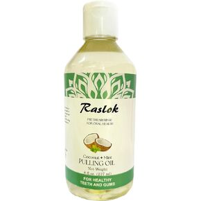Coconut Pulling Oil | Natural Pulling Oil with Coconut & Peppermint for Oralcare Mouthwash | Healthy Teeth & Gums (8 fl.oz. - 237ml)