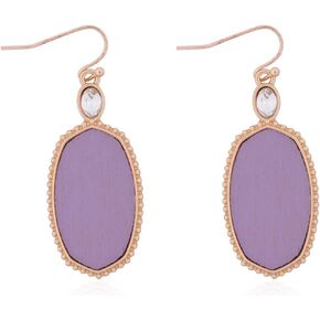 Bohemian Geometric Natural Wood Statement Earrings - Ethnic Wooden Disc, Diamond Drops, Leaf, Teardrop, Moroccan Dangles