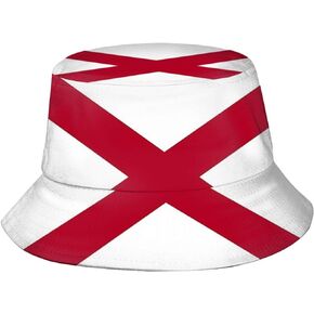 Funny Fashion State Flag Buckets Hat Women Men Summer Beach Sun Hat Packable Patriotic Fisherman Cap
