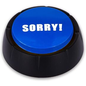 ArtCreativity Sorry Button - 1 Piece - Toy Noise Button with 10 Sound Variations - Funny Buttons with Sound - Novelty Toys for Adults and Kids - Birthday Party Favor and Goodie Bag Filler