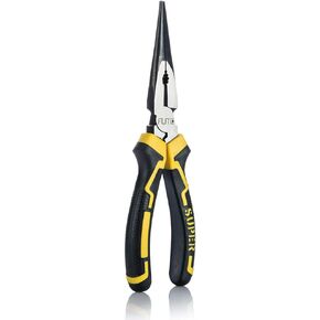 6 inch Long Needle Nose Pliers with Side Cutter|Designed for Bending Wire/Jewelry Making/Small Object Gripping/Working in Tight Areas