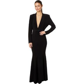 Norma Kamali Women's Single Breasted Boy Fit Fishtail Gown