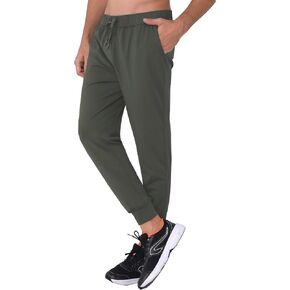 27" Inseam Athletic Jogger Pants for Short Men 7/8 Quick Dry Workout Tapered Stretch Sweatpants Casual