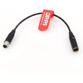 DRRI Mini XLR 4Pin TA4M to AKG/Samson Transmitters 3Pin TA3F Microphone Adapter Cable for Shure WL184 WL93, 18x, 5X, Wh20