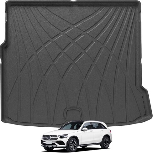 Cargo Liner Fit for 2023 2024 Mercedes-Benz GLC 300 / 350e / 43 AMG All Weather Trunk Mat for Mercedes-Benz MB GLC Accessories TPE Protective Pads Anti-Slip Waterproof Interior in Saudi Arabia