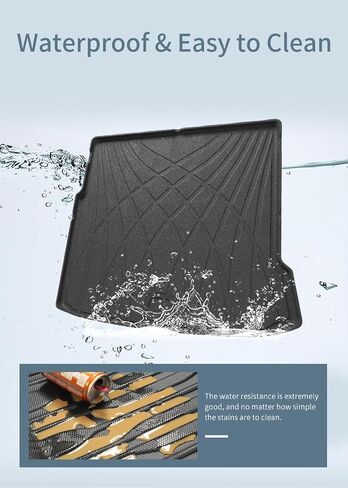Cargo Liner Fit for 2023 2024 Mercedes-Benz GLC 300 / 350e / 43 AMG All Weather Trunk Mat for Mercedes-Benz MB GLC Accessories TPE Protective Pads Anti-Slip Waterproof Interior in Saudi Arabia