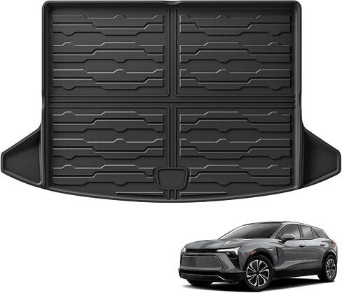 مناسب لـ 2023 2024 شيفروليه بليزر EV Cargo Liner جميع الأحوال الجوية سجادة صندوق السيارة لملحقات Chevy Blazer EV 2024 وسادات واقية من TPE لجميع المواسم سجادات السيارة الداخلية المقاومة للماء in Kuwait