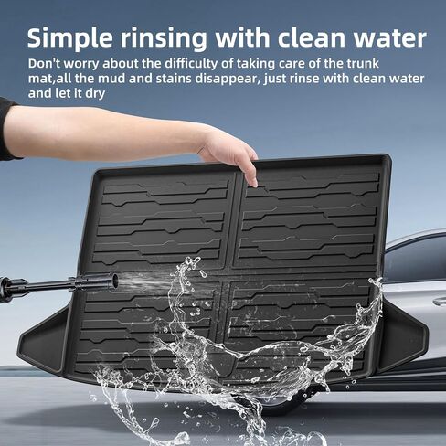مناسب لـ 2023 2024 شيفروليه بليزر EV Cargo Liner جميع الأحوال الجوية سجادة صندوق السيارة لملحقات Chevy Blazer EV 2024 وسادات واقية من TPE لجميع المواسم سجادات السيارة الداخلية المقاومة للماء in Kuwait