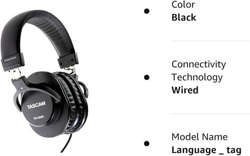 سماعات ستوديو تاسكام TH-200X in Kuwait