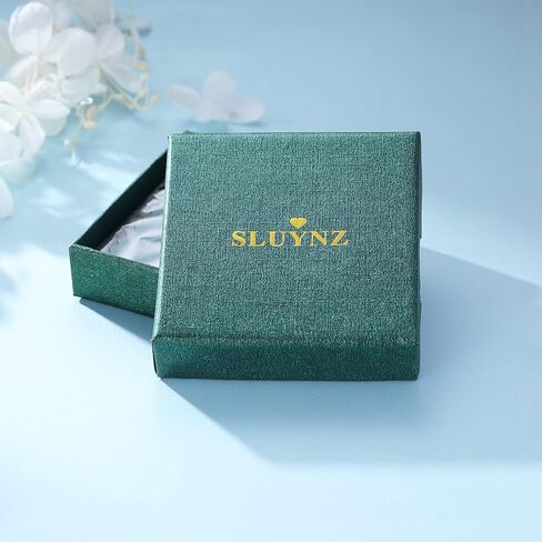 SLUYNZ 925 Sterling Silver Star Moon Studs Earrings for Women Teen Girls 8mm Small Star Earrings in Saudi Arabia