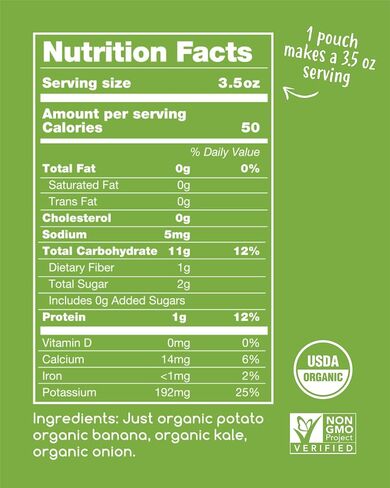 Amara Organic Baby Food - Stage 3 - Ancient Grain - Baby Cereal to Mix With Breastmilk, Water or Baby Formula - Shelf Stable Baby Food Pouches Made from Organic Fruit and Veggies - 10 Pouches, 3.9oz Per Serving in Saudi Arabia