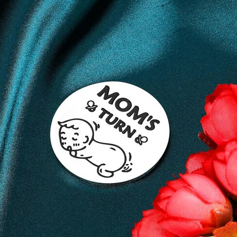 First Time Mother's Day Gifts for New Mom Gift for Women Pregnant Expecting Mom-to-be Gift Father's Day Funny Decision Coin New Baby Mom Dad Parents Christmas Valentines Birthday Gifts Baby Coin in Saudi Arabia