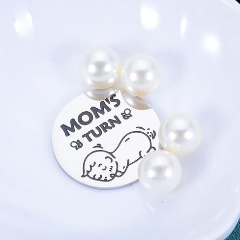 First Time Mother's Day Gifts for New Mom Gift for Women Pregnant Expecting Mom-to-be Gift Father's Day Funny Decision Coin New Baby Mom Dad Parents Christmas Valentines Birthday Gifts Baby Coin in Saudi Arabia