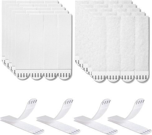 Large Picture Hanging Strips Heavy Duty 24-Pairs Adhesive Strips for Frame Hanging Picture Hanger Damage Free Wall Hanging Strips for Decorations in Saudi Arabia