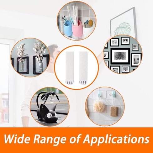 Large Picture Hanging Strips Heavy Duty 24-Pairs Adhesive Strips for Frame Hanging Picture Hanger Damage Free Wall Hanging Strips for Decorations in Saudi Arabia