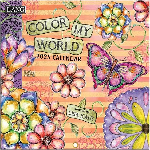 LANG Color My World 2025 Mini Wall Calendar (25991079239) in Saudi Arabia
