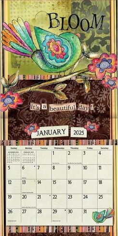 LANG Color My World 2025 Mini Wall Calendar (25991079239) in Saudi Arabia