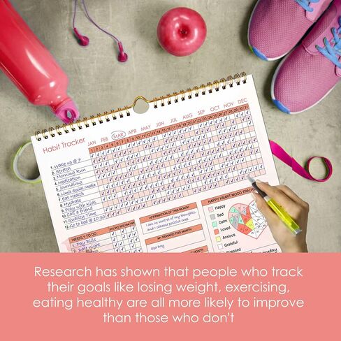 Habit Tracker عبارة عن أدوات إنتاجية رائعة تستخدم كتقويم تجريب مجلة Habit Tracker، ومجلة أهداف مخطط Habit Tracker، ومجلة تحفيزية لتقويم Habit Tracker، شهريًا in Saudi Arabia