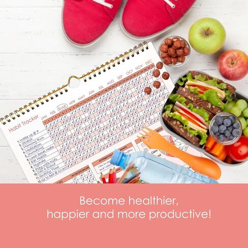 Habit Tracker عبارة عن أدوات إنتاجية رائعة تستخدم كتقويم تجريب مجلة Habit Tracker، ومجلة أهداف مخطط Habit Tracker، ومجلة تحفيزية لتقويم Habit Tracker، شهريًا in Saudi Arabia