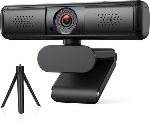 كاميرا ويب DEPSTECH D12 2K، كاميرا ويب مع ميكروفون لسطح المكتب، كاميرا ويب لأجهزة الكمبيوتر، كاميرا ويب USB متوافقة مع الكمبيوتر/سطح المكتب/الكمبيوتر المحمول/Mac، توصيل وتشغيل كاميرا الويب المتدفقة 【غطاء الخصوصية وحامل ثلاثي الأرجل】 in Kuwait