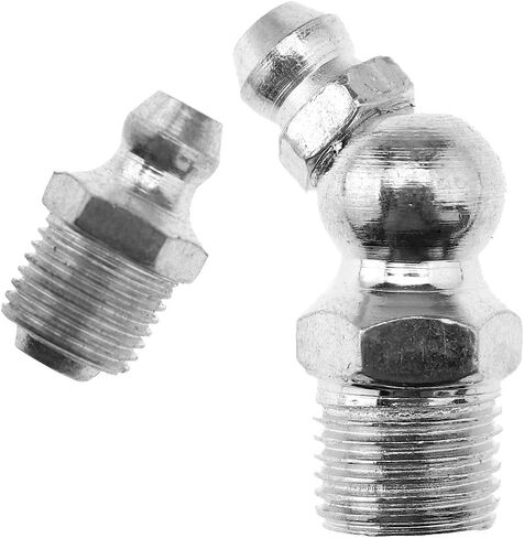 SING F LTD 220pcs Metric and SAE Thread Hydraulic Grease Fitting Assortment Kit with Divided Plastic Case for Straight Angled Nipple Set in Saudi Arabia