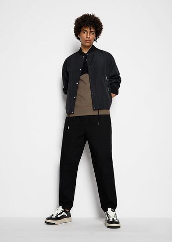 A｜X ARMANI EXCHANGE Men's Regular Fit Cotton Piquet Colorblock Polo in Saudi Arabia