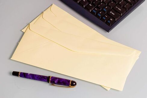 EnDoc #9 Colored Envelopes - 100 Pack - Green Pastel Color 3 7/8 x 8 7/8 envelope, Letter Size, For Home, Offices, Holiday, Invoices and Mailings in Saudi Arabia